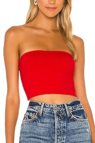 Strapless Crop Top