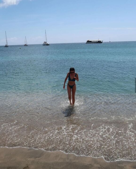 Mischa Anouk Smith at Pinney's Beach