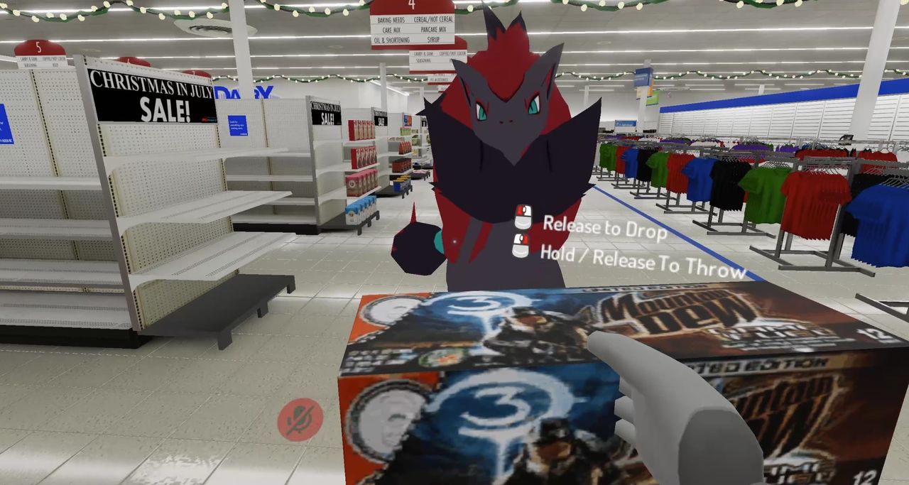 staring at some manner of anime creature while holding a Halo 3 edition mountain dew game fuel