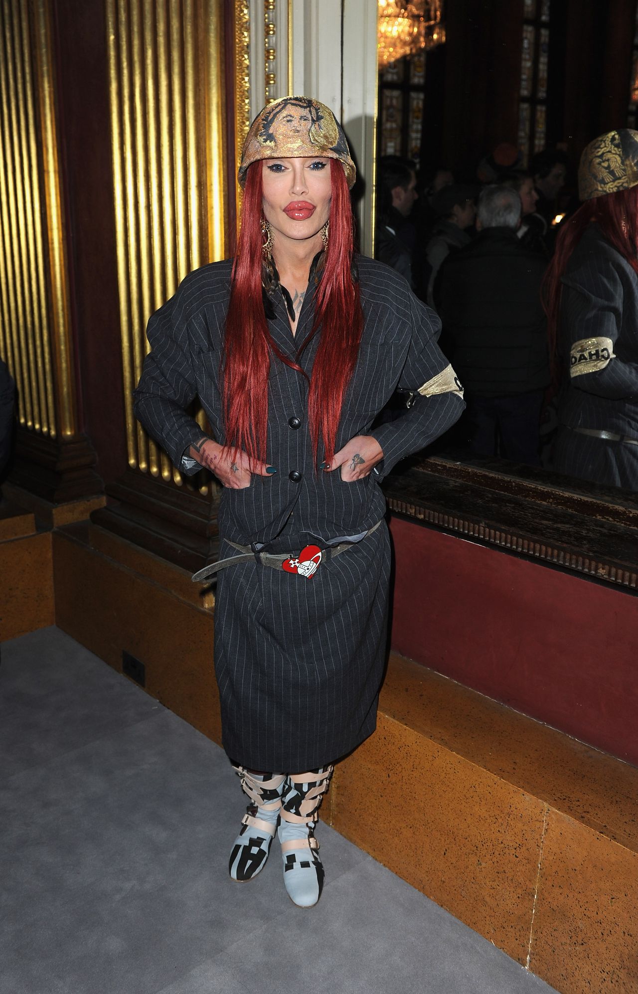 LONDON, ENGLAND - FEBRUARY 19:Pete Burns attends the Vivienne Westwood Red Label show at London Fashion Week Autumn/Winter 2012 at My Beautiful Fashion on February 19, 2012 in London, England