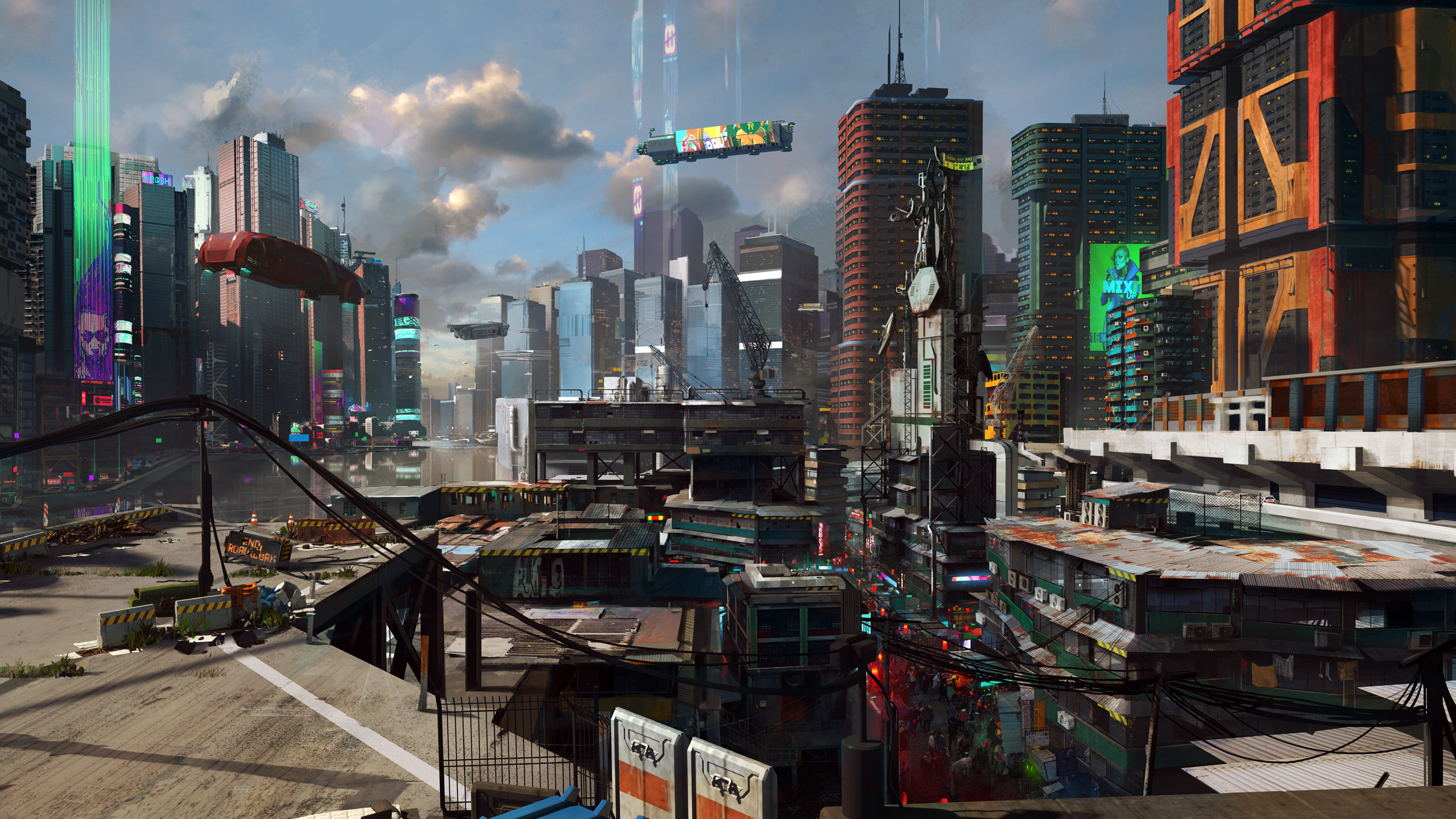 Here's some beautiful new Cyberpunk 2077 concept art.