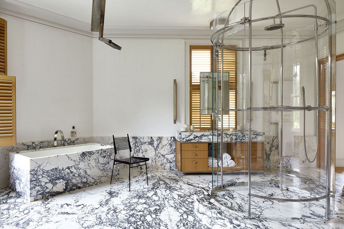 Designers love a bathroom trend making the shower the star