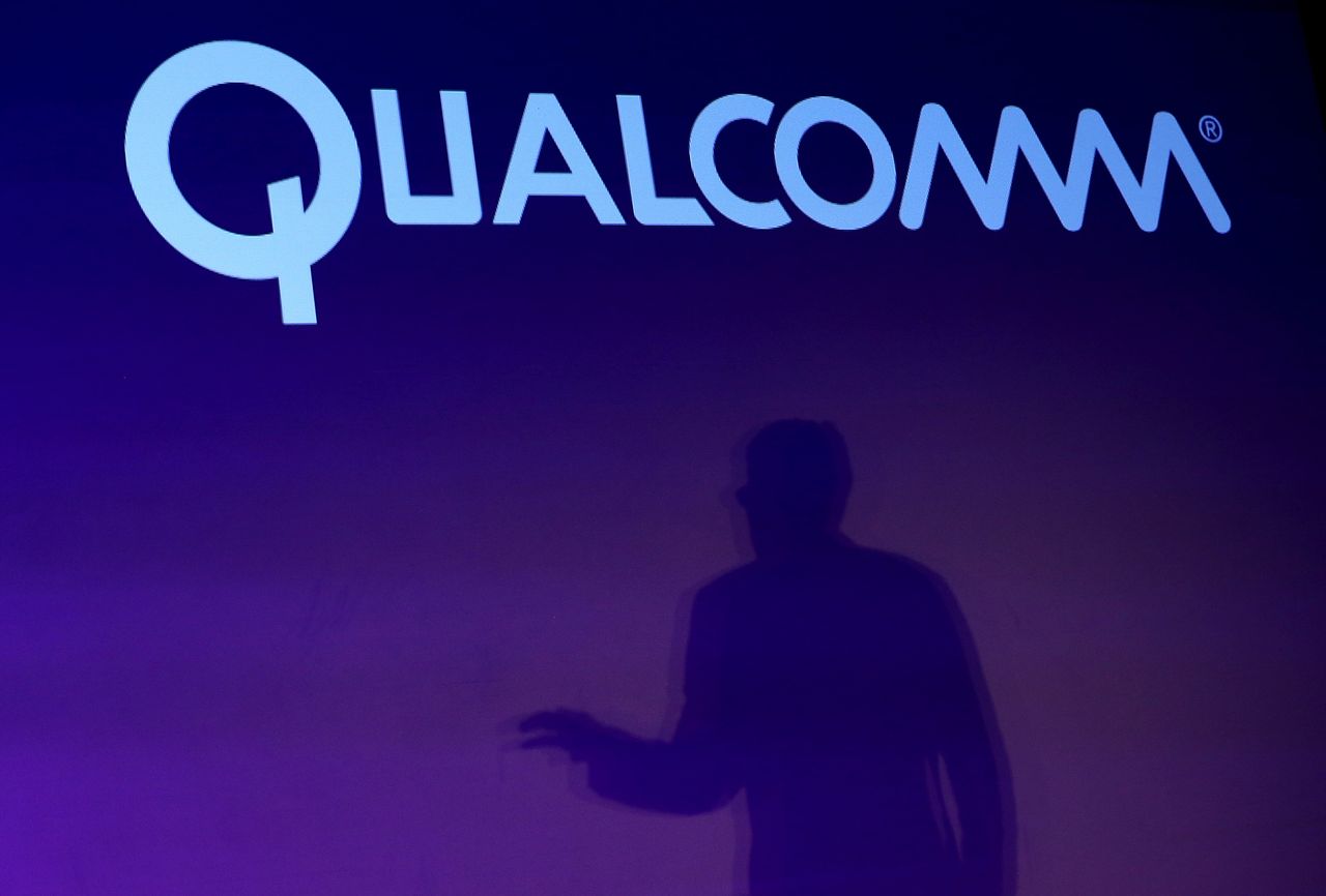 The Qualcomm logo.