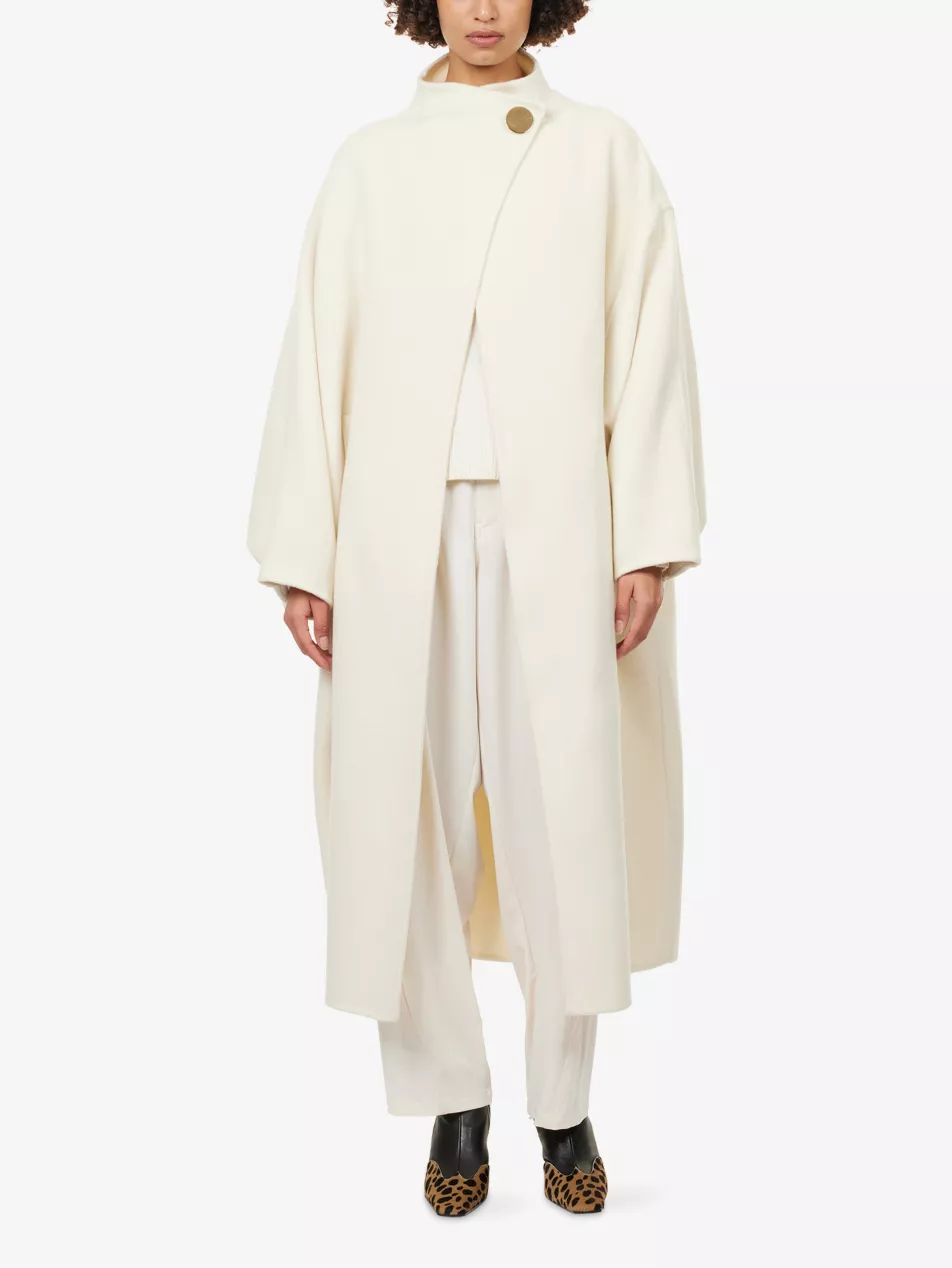 North Oversized Wool and Cashmere Coat - Xs