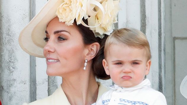 Prince Louis and Kate Middleton
