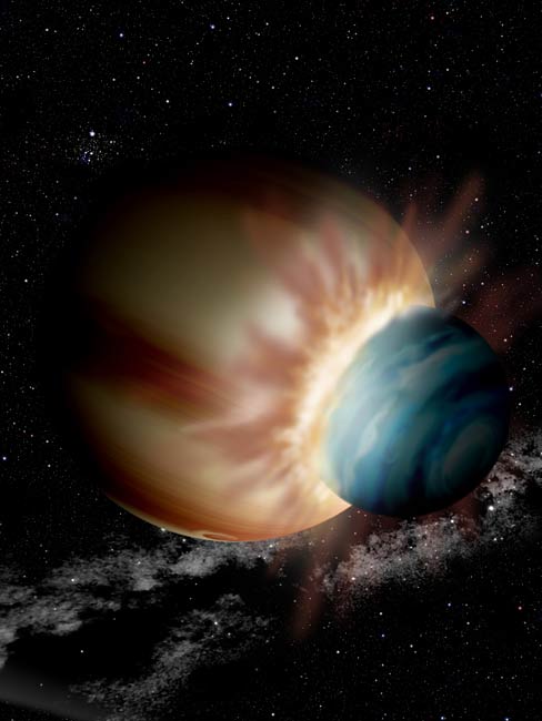 Faraway Planets Collided, Study Suggests