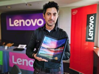 Lenovo's forthcoming (2020) PC with a foldable display.