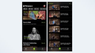 A screenshot of the Apple Fitness Plus app