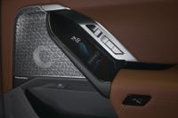 Speaker grille for a Bowers & Wilkins speaker in the new BMW 7 Series