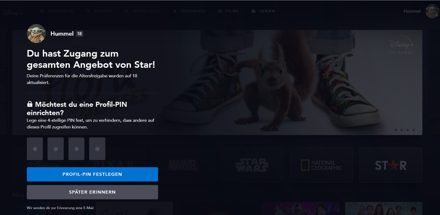 Disney Plus STAR freischalten