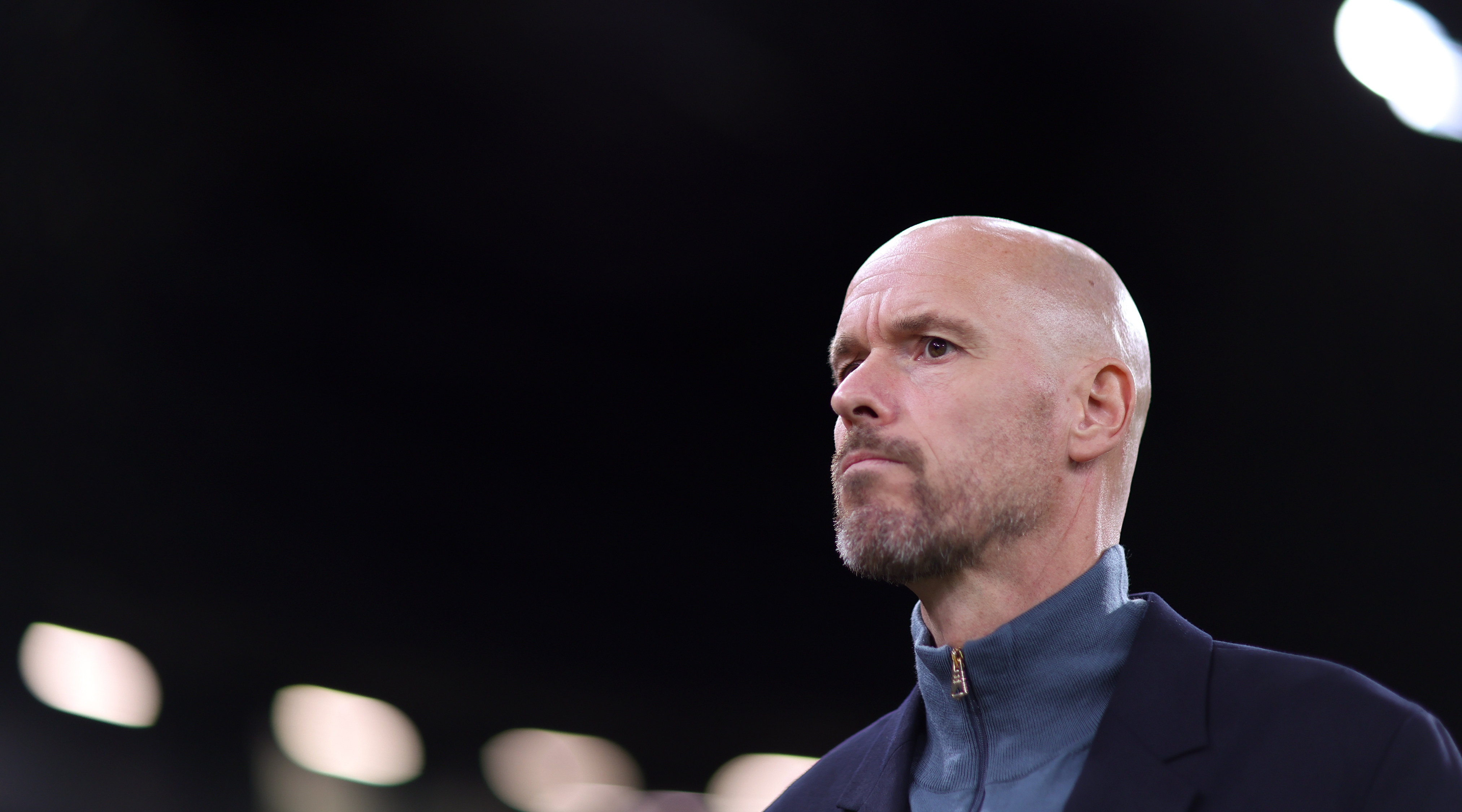 Manchester United manager Erik ten Hag looks on prior to the UEFA Europa League match between Manchester United and FC Sheriff on 27 October, 2022 at Old Trafford, Manchester. United Kingdom