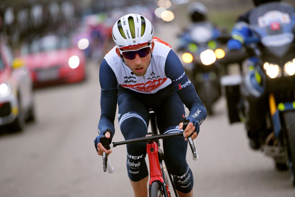 LA CALMETTE FRANCE FEBRUARY 04 Bauke Mollema of Netherlands and Team Trek Segafredo during the 51st toile de Bessges Tour du Gard 2021 Stage 2 a 154km stage from SaintGenis to La Calmette EDB2020 on February 04 2021 in La Calmette France Photo by Luc ClaessenGetty Images