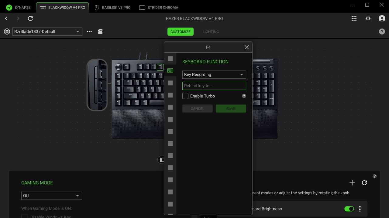Images of the New Razer Synapse, Razer Chroma app, and Razer Aether products.