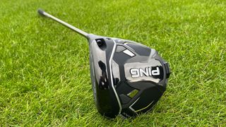 PING G430 Max driver and its stunning matte club head resting on the golf course