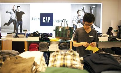 The first store in Shanghai opened in Nov. 2010, and now the struggling American brand looks to triple its presence in China by the end of next year.