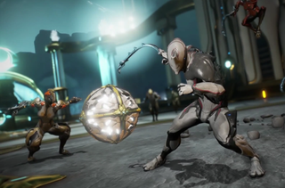Warframe recently got a new PvP mode called Lunaro, essentially a ball sport played with the game's movement mechanics.