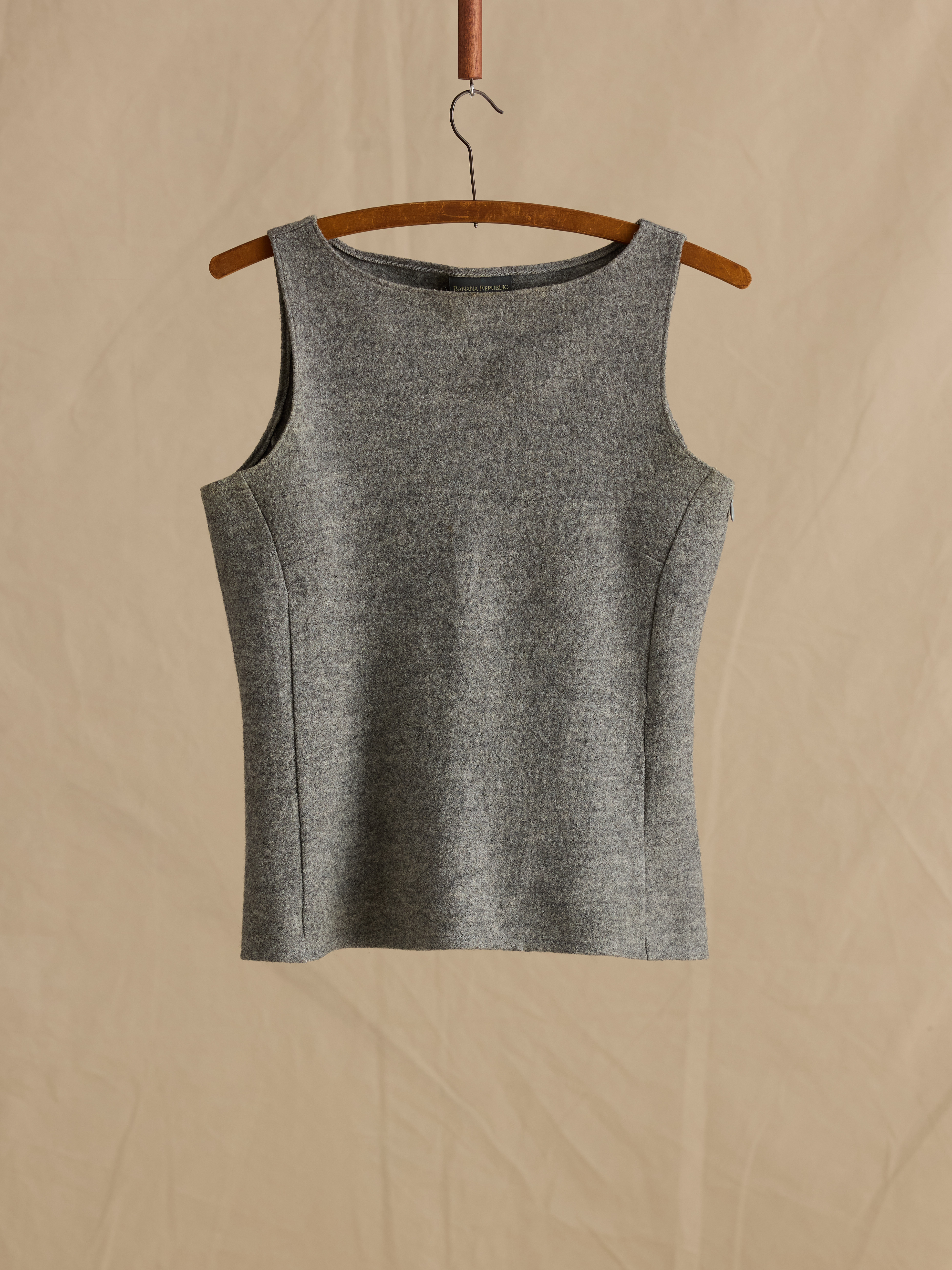 Banana Republic, Wool Boat-Neck Tank