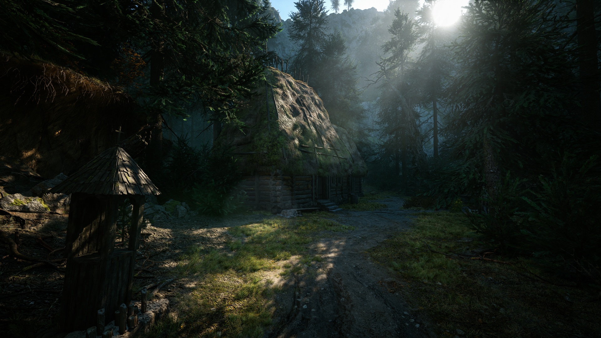 Blood of Dawnwalker screenshot showing Unreal Engine 5 open world