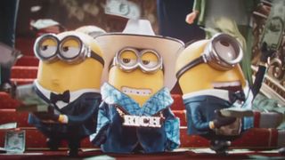 The Minions are shown blinged out in Minions & Monsters.