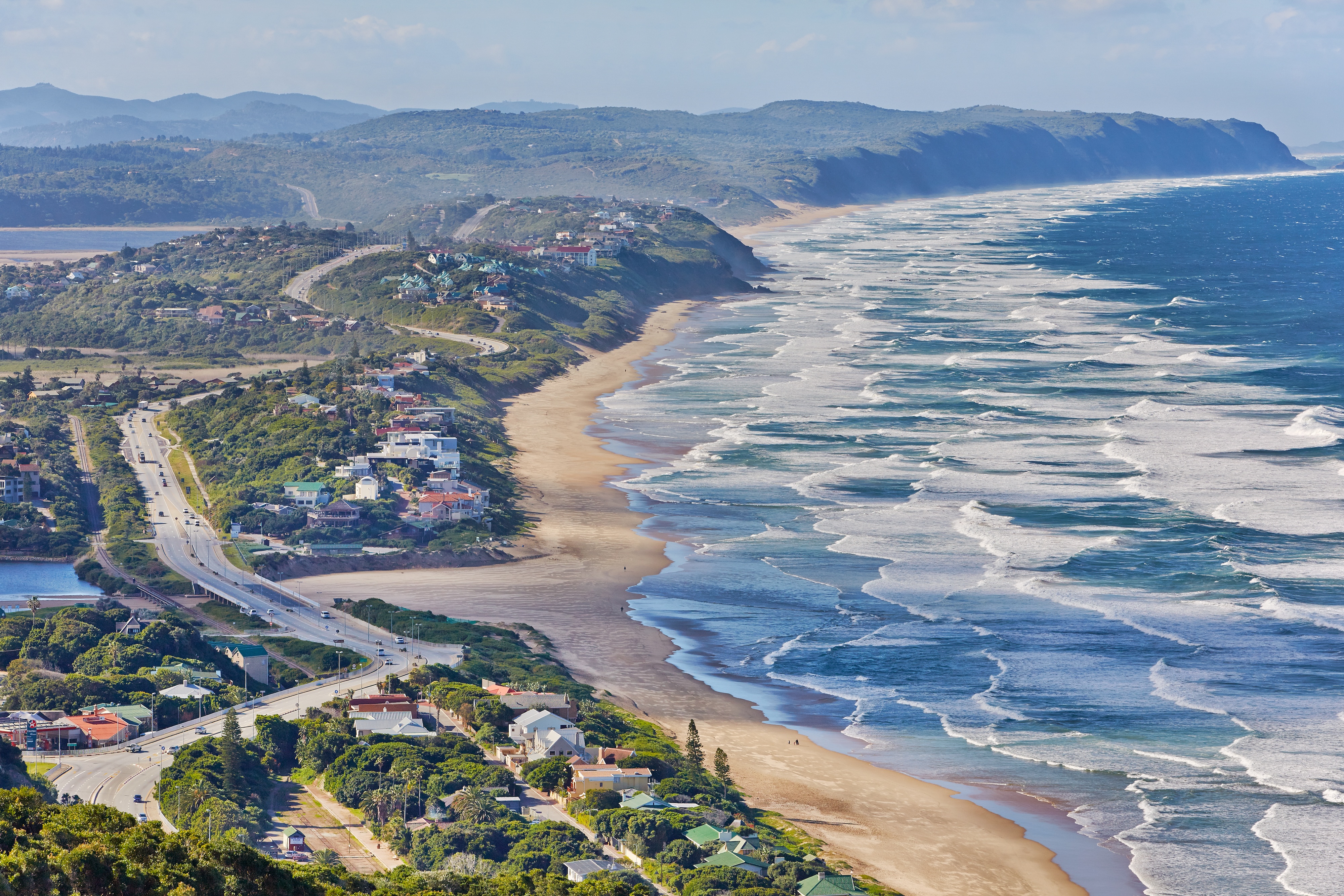 The beach in Wilderness, South Africa, on the Garden Route