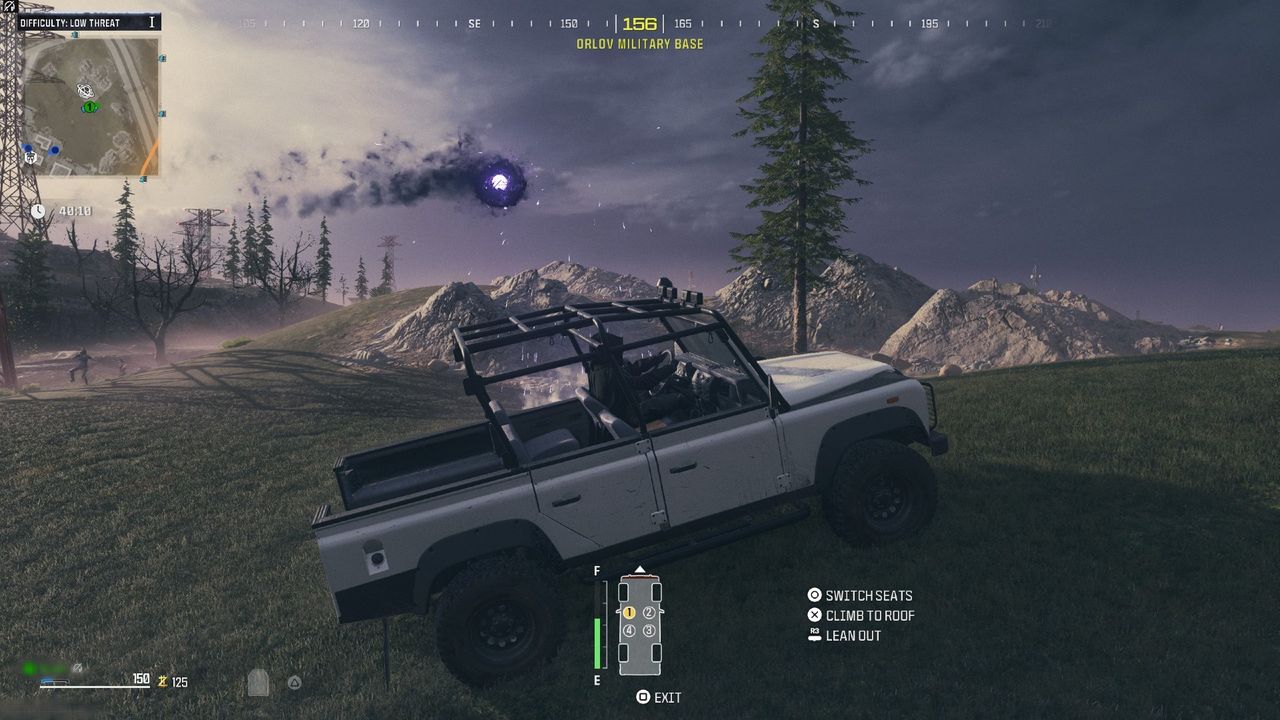 Modern Warfare 3 Harvester Orb and a car