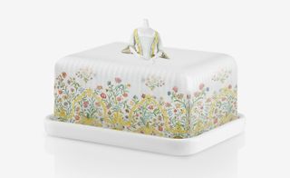 'Butter Dish', by Rina Elman; inspired by 'Dress (Mantua) with Train', by anonymous, c.1750 - c.1760
