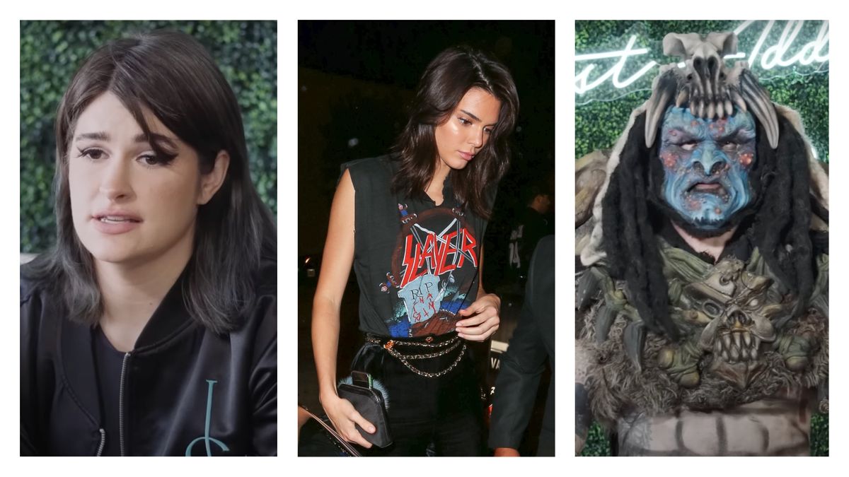 Kylie Jenner, Courtney Laplante and Gwar