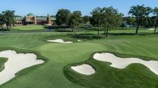 The 18th hole at Medinah Country Club in Illinois