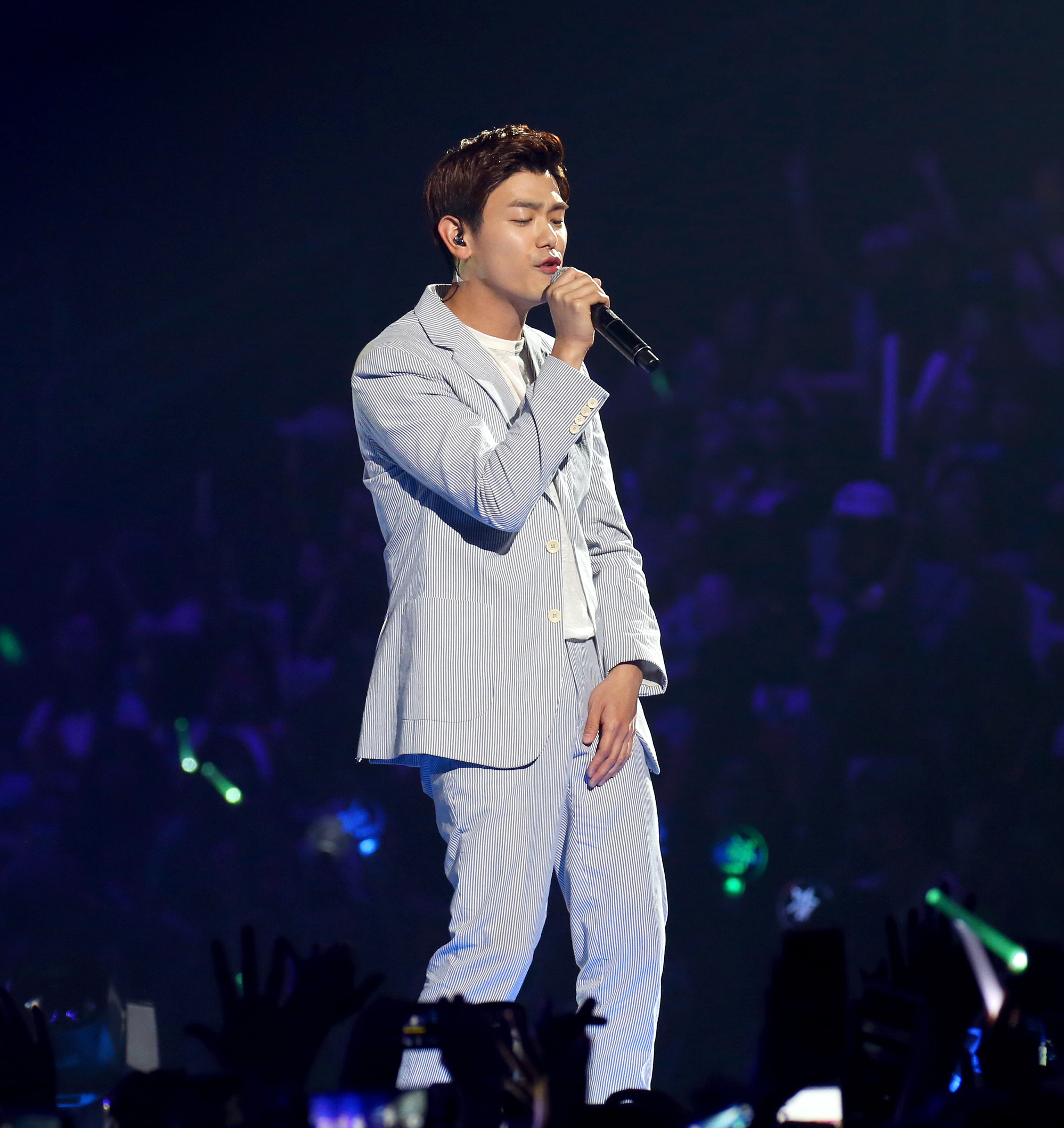 Singer Eric Nam performs onstage at KCON 2016 Day 2 at the Prudential Center on June 25, 2016 in Newark, New Jersey.