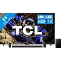 TCL QD Mini-led X11K 4K (2025) - 85 inch + TCL Q85H PRO van &euro;4.698 voor &euro;3.759