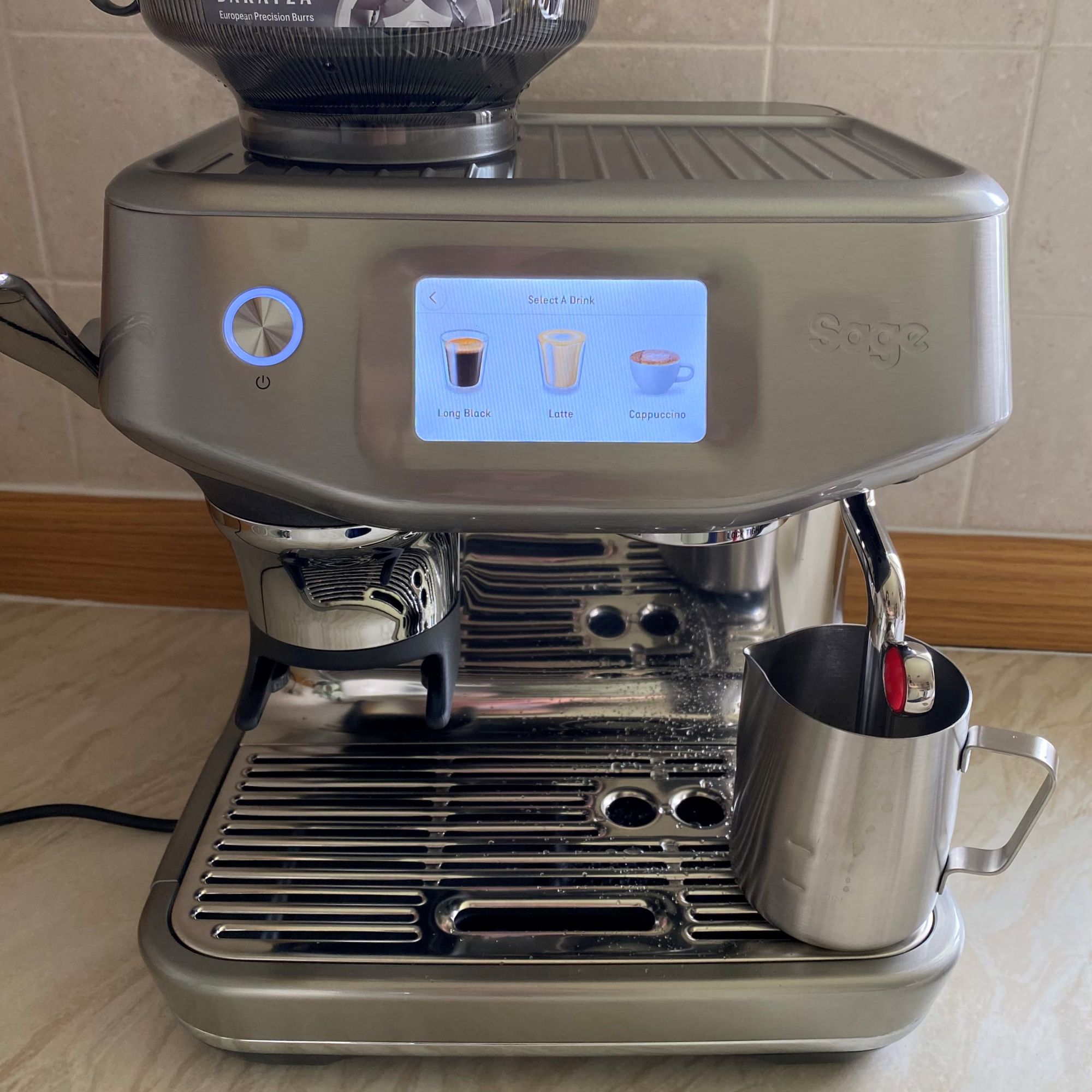 Sage Barista Touch Impress with Cold Extraction machine