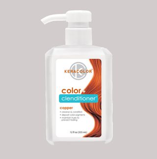 Red and copper hair colour semi-permanent toner by Keracolor
