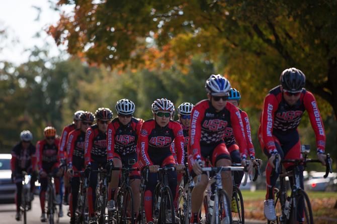 Team USA Racing on Monument Avenue