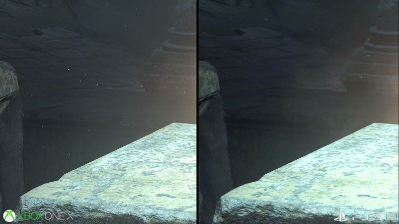 Rise of the Tomb Raider close up of stone