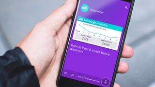 Skyscanner now integrates with digital assistants and chatbots. Credit: Skyscanner 