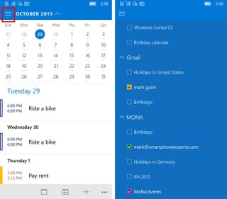 Outlook Calendars