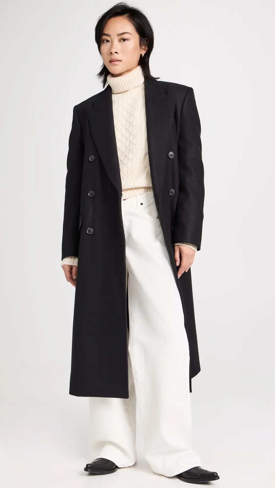 Black Nili Lotan menswear coat