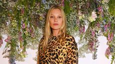 Kate Moss wearing leopard print