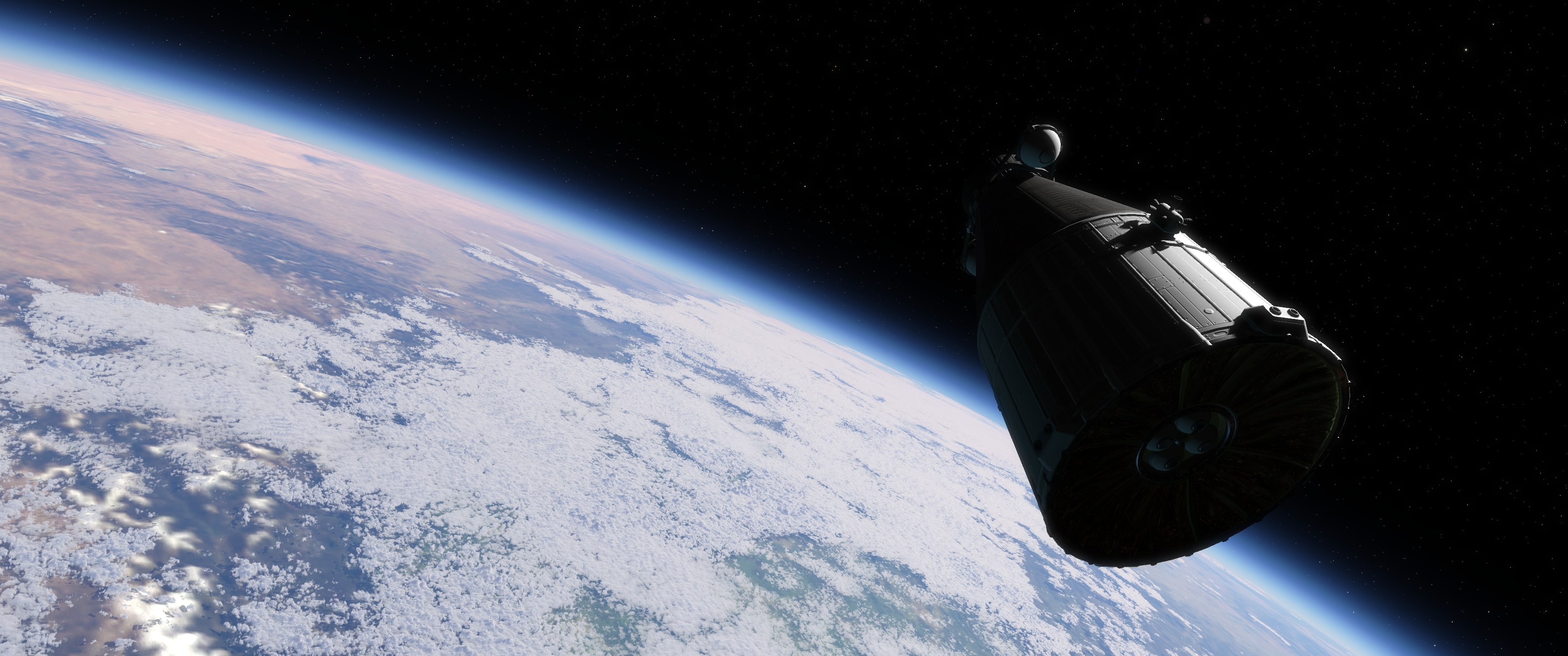 Screenshots from the pre-alpha build of Kitten Space Agency