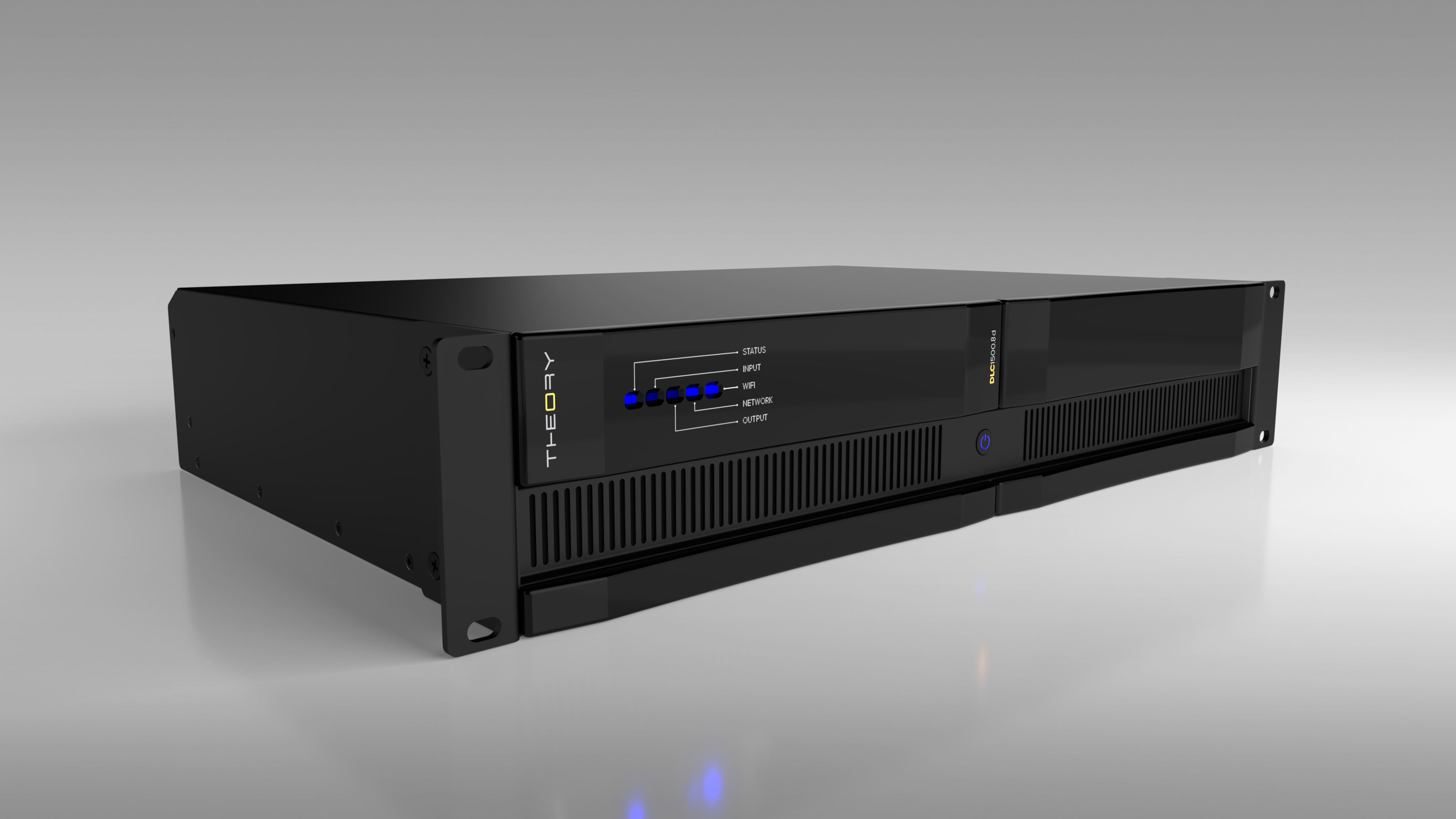 The front view of the Theory DLC-1500.