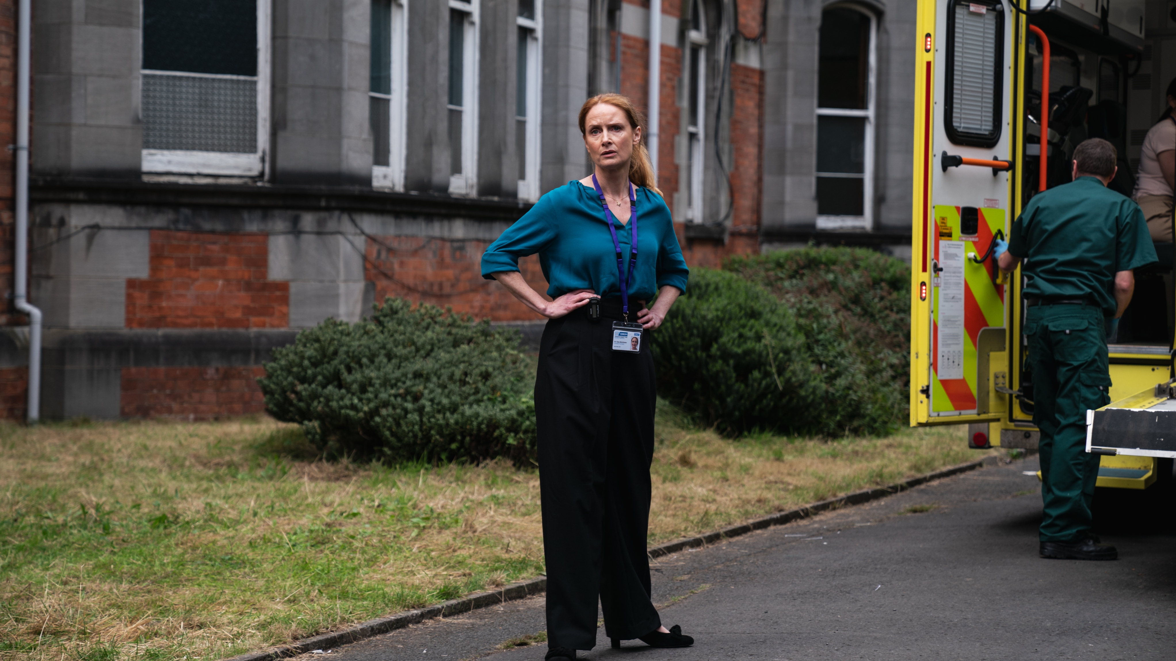 Pictured: ZOE TELFORD as DR Kate McAllister.
