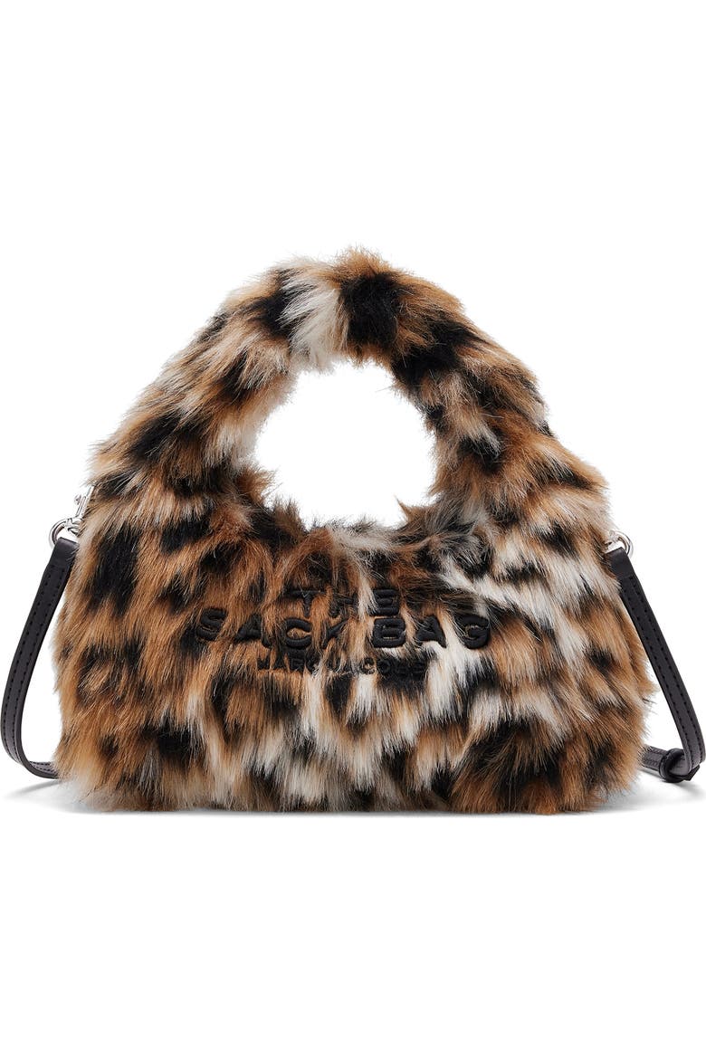 Micro Sack Faux Fur Crossbody Bag