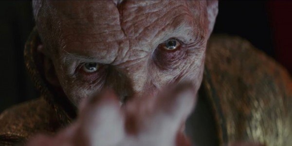 Supreme Leader Snoke in Star Wars: The Last Jedi