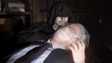 Resident Evil Requiem hooded killer