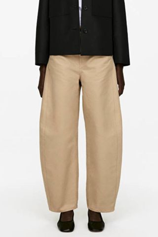 Arket Barrel-Leg Trousers