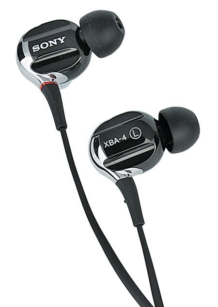 オーディオ機器 SONY XBA-4 カナル型イヤホン