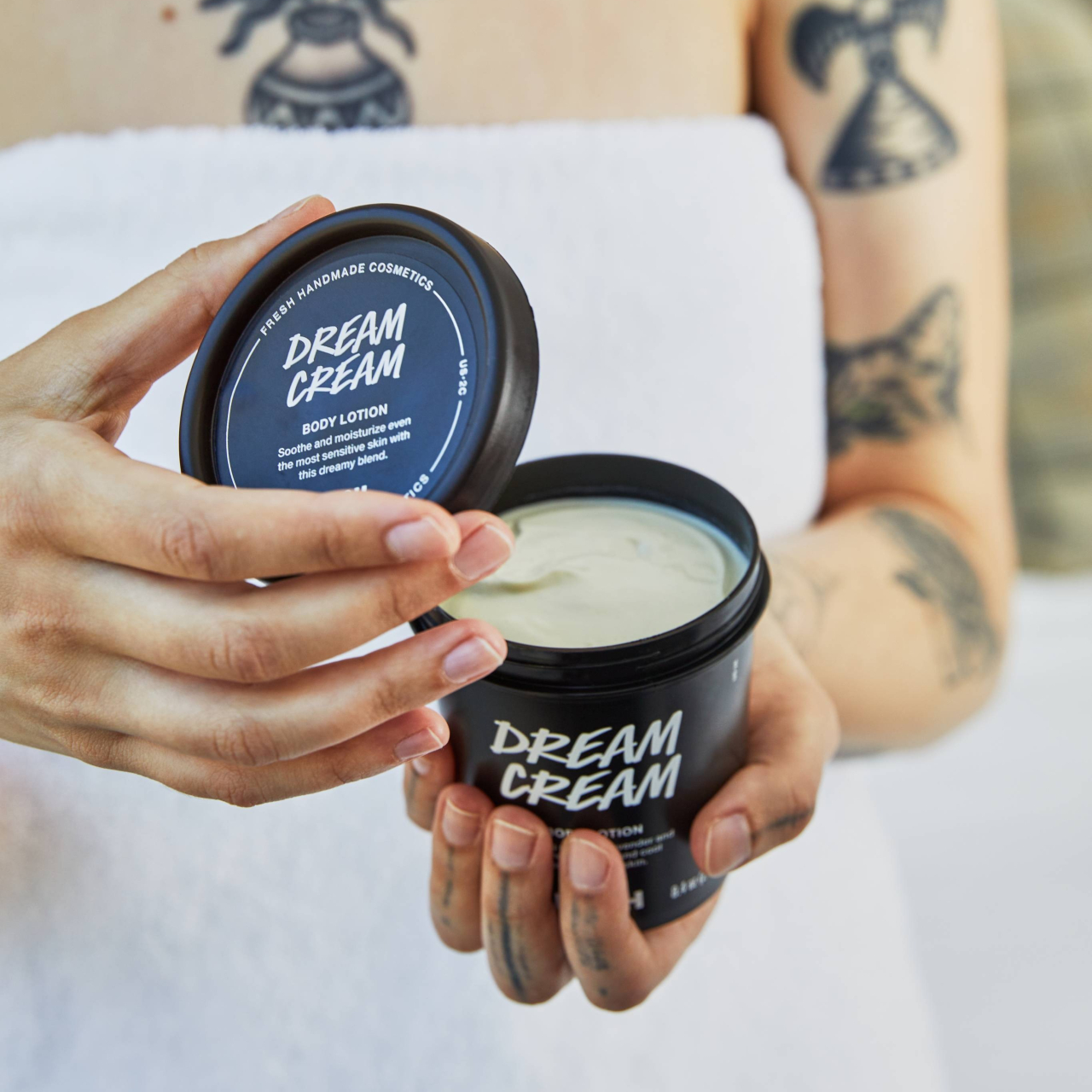 Lush, Dream Cream Body Lotion