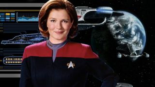 Kate Mulgrew stars as Captain Janeway on "Star Trek: Voyager."