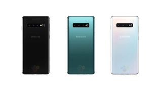 Three potential colors for the S10 and S10 Plus (Image credit: WinFuture)