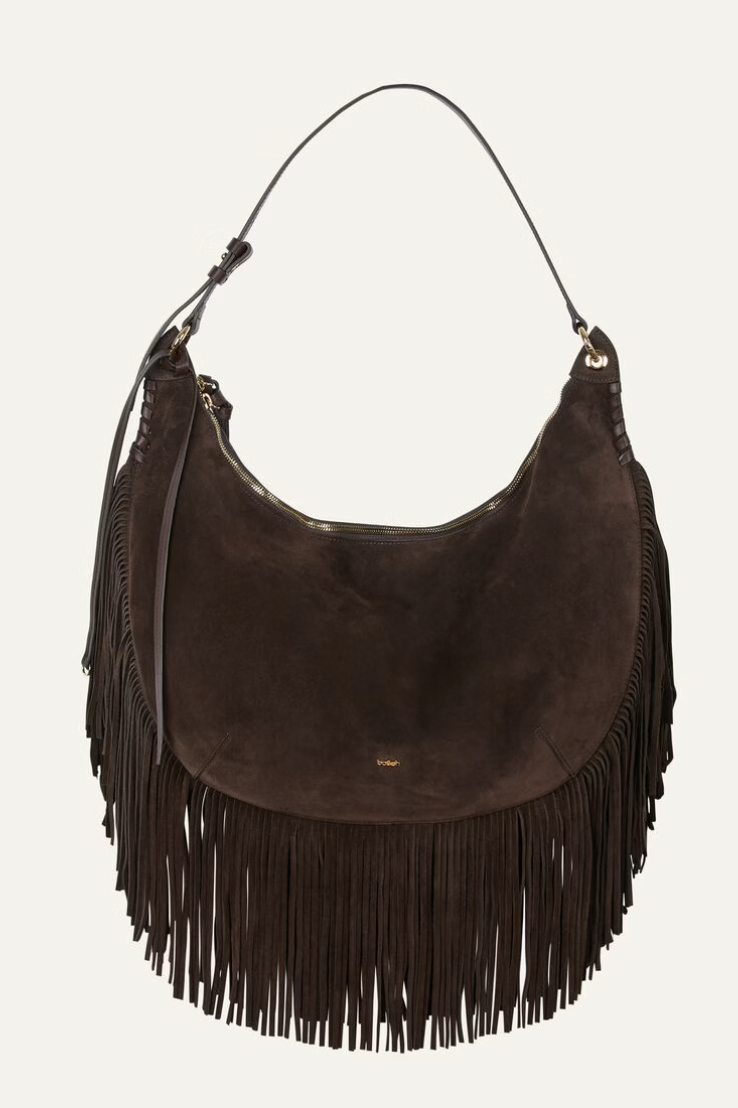 Bag Xl Fringes Suede Swing